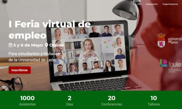 Estudiantes y empresas toman contacto en la I Feria de Empleo de la ULE