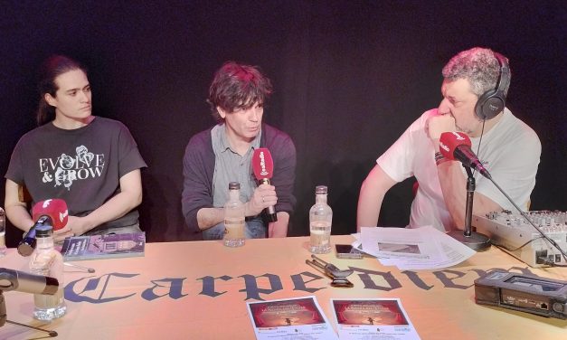 El Teatro San Francisco acoge un encuentro entre la literatura de María Vidal y el arte de Jorge Quijano